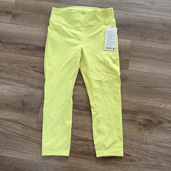 lululemon athletica Pants - NWT Women's Lululemon Time to Sweat HighRise Tight Sz 10 Crop 23" Pant LW6AZHS